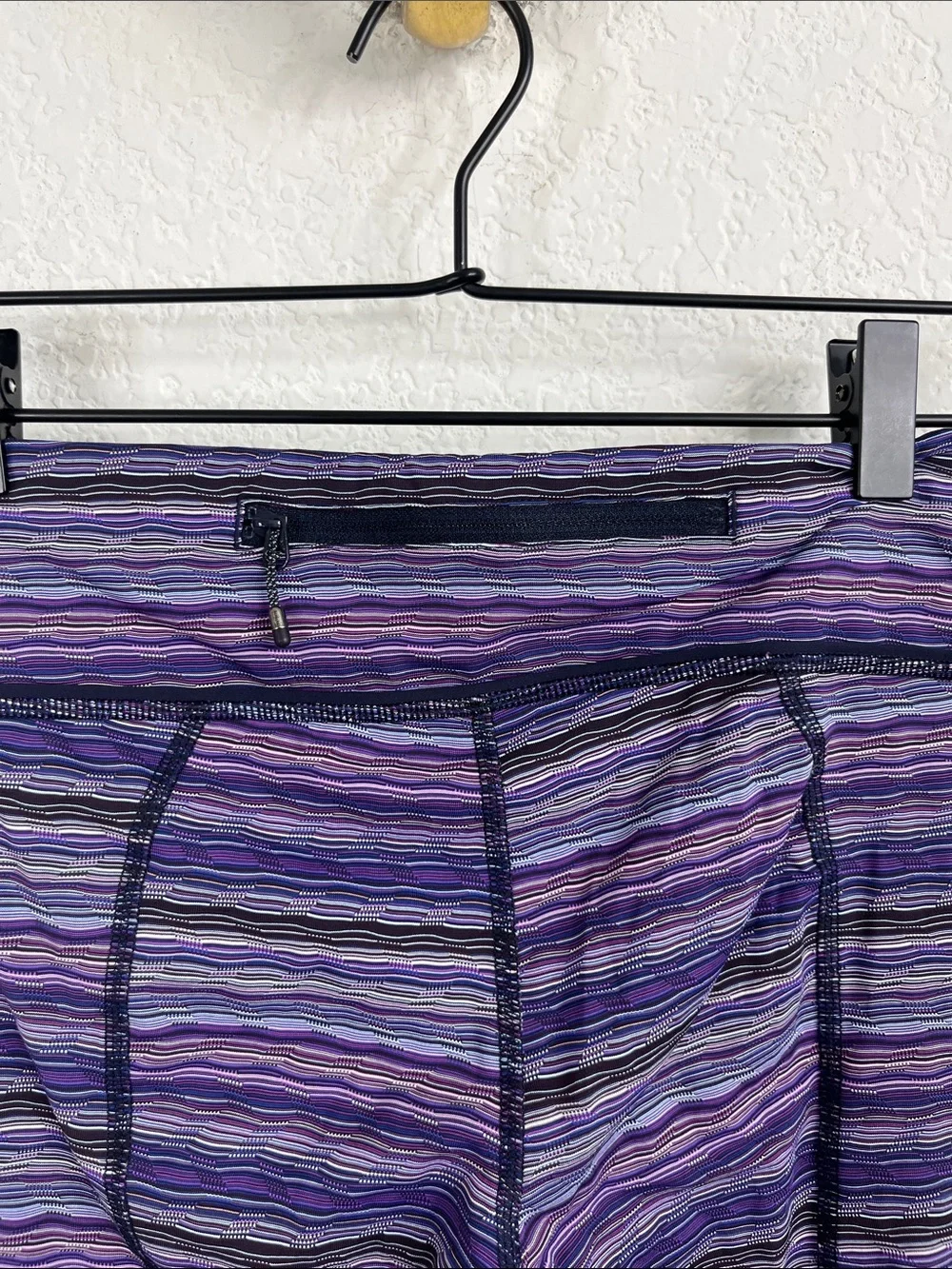 Lululemon Pace Rival Crop Space Dye Twist Ultra Violet Multi / Naval Blue